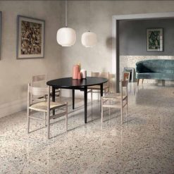 Terrazzo Look Tegel Wit Roze 120x60 Ven Pink SF2