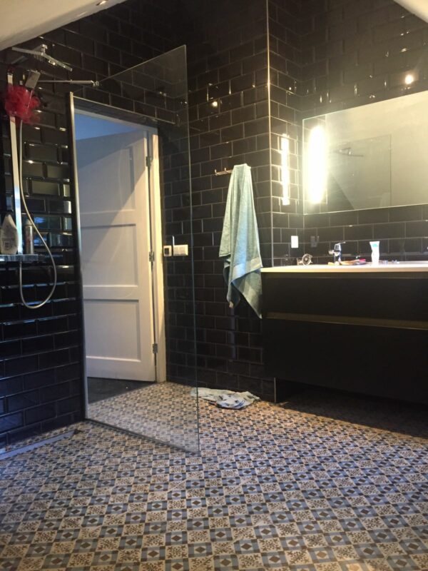 Metro Tegels Patroon Tegels Vintage Badkamer