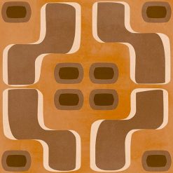 Portugese Tegels 15×15 – Pop Tile Fluxus Bruin