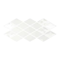Ruit Tegels 9,8x16,7 - Memories Looks Handvorm White Wit Patroon