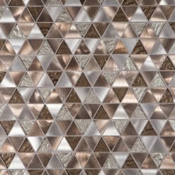 Alternative view of Glas- en Metaalmozaiek - Trinity Bronze Brons Koper