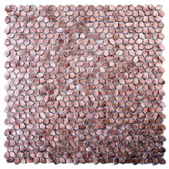 Metaalmozaiek - Kiezel Brighton Copper Koper Brons