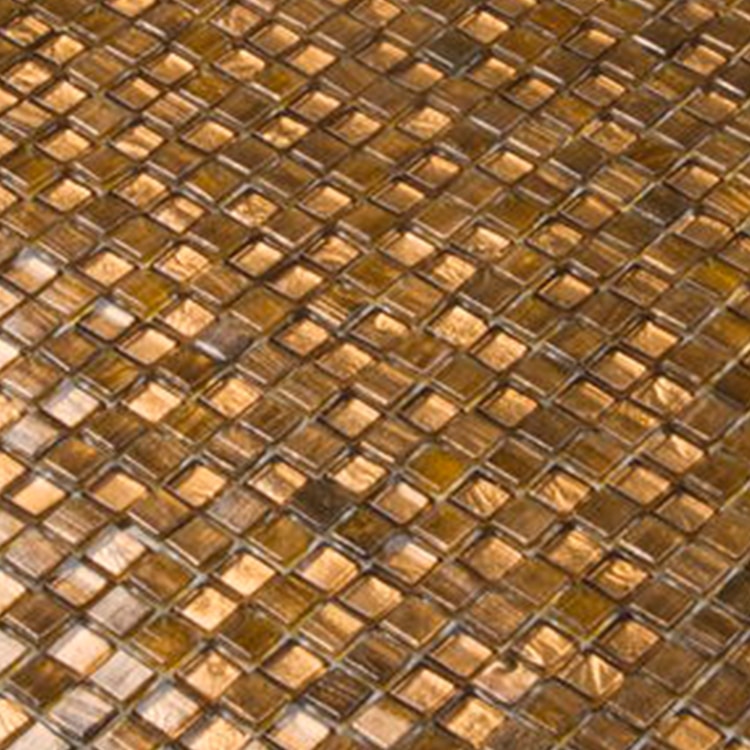 Glasmozaïek - Cognac Goud 10x10