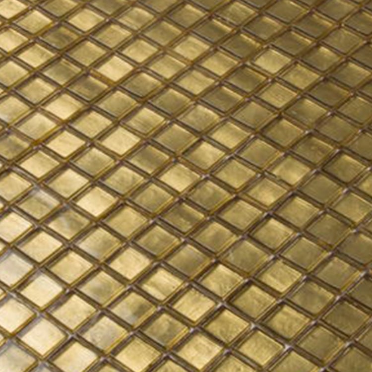 Glasmozaïek - Curry Goud 15x15