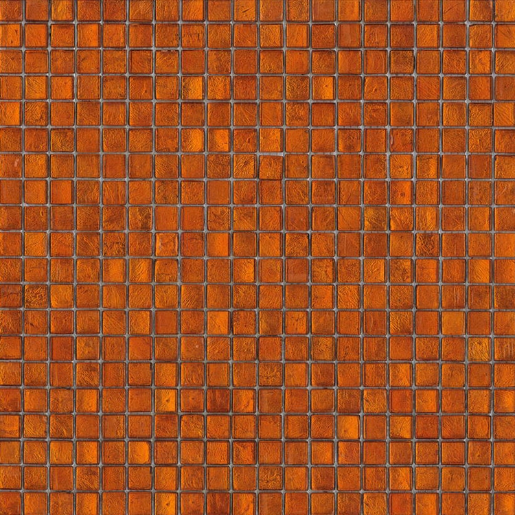 Glasmozaïek - Diep Oranje 32,7x32,7