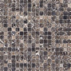 Natuursteenmozaïek - Pietramora Marmer Zwart 15x15