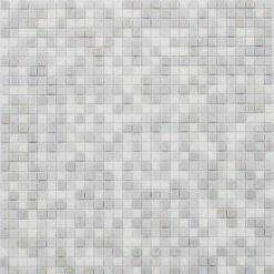 Glasmozaïek - Elite Amandel Wit Parel 10x10
