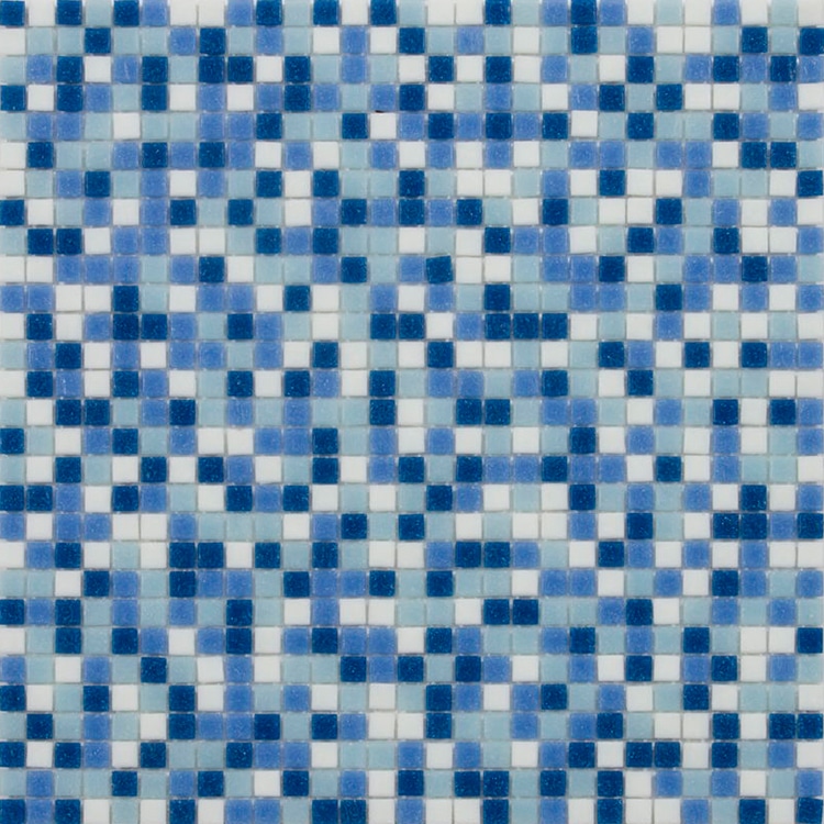 Glasmozaïek - Elite Lagoon Blauw 10x10