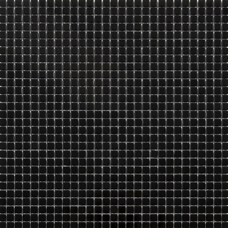 Glasmozaïek - Elite Gelakt Zwart 10x10