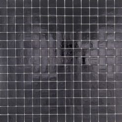 Glasmozaïek - Elite Gelakt Drop Zwart 20x20
