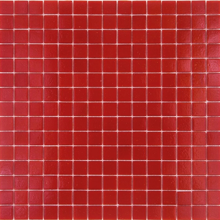 Glasmozaïek - Elite Gelakt Tropisch Rood 20x20