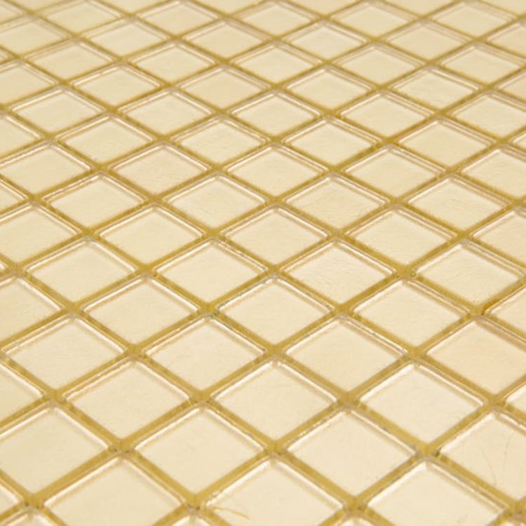 Glasmozaïek - Groot Geel Goud 20x20