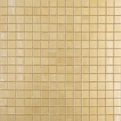 Glasmozaïek - Groot Geel Goud 20x20
