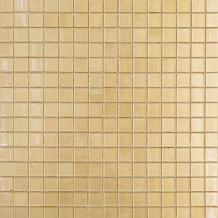 Glasmozaïek - Groot Geel Goud 20x20