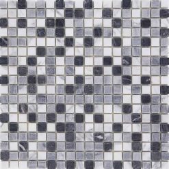 Natuursteenmozaïek - Miscela Marmer Grijs Mix 15x15