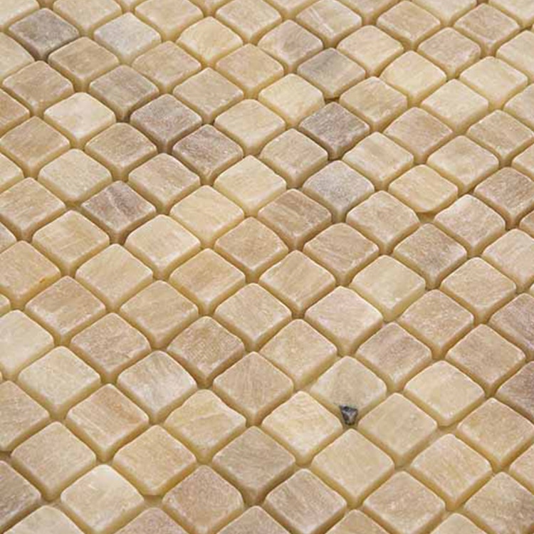 Natuursteenmozaïek - Honing Beige Onyx 15x15