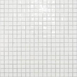Glasmozaïek - Iridium Parelmoer Wit 15x15