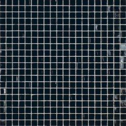 Glasmozaïek - Iridium Zwart 15x15