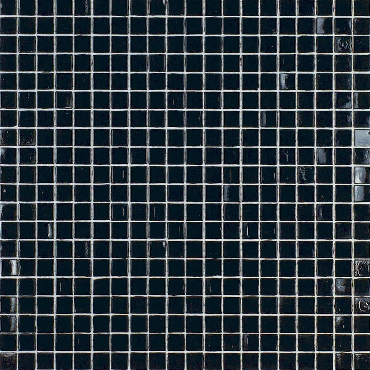 Glasmozaïek - Iridium Zwart 15x15