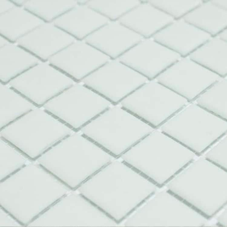 Glasmozaïek - Glas Wit Spikkel 20x20