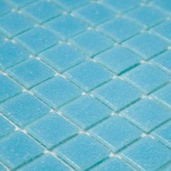 Alternative view of Glasmozaïek - Glas Azuur Blauw Spikkel 20x20