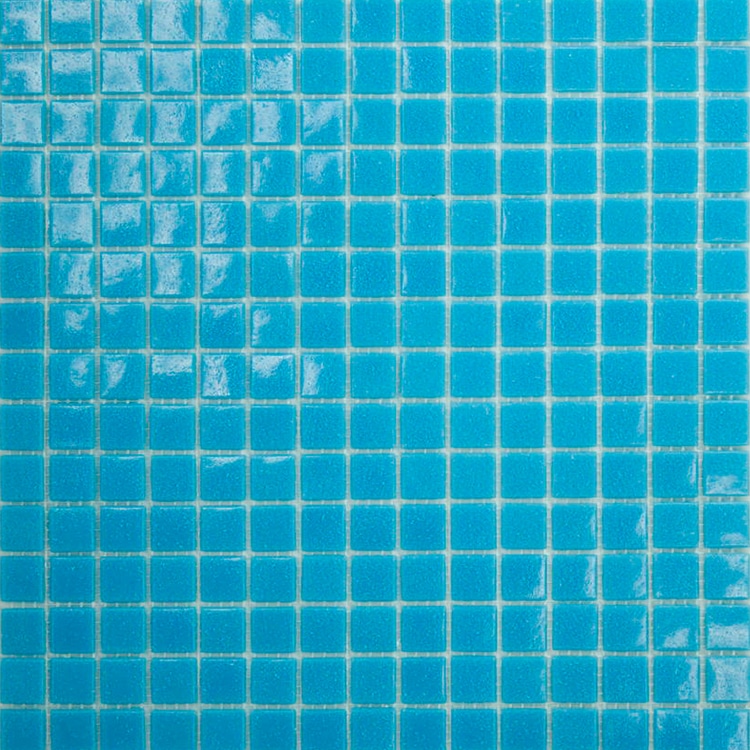 Glasmozaïek - Glas Licht Blauw Spikkel 20x20