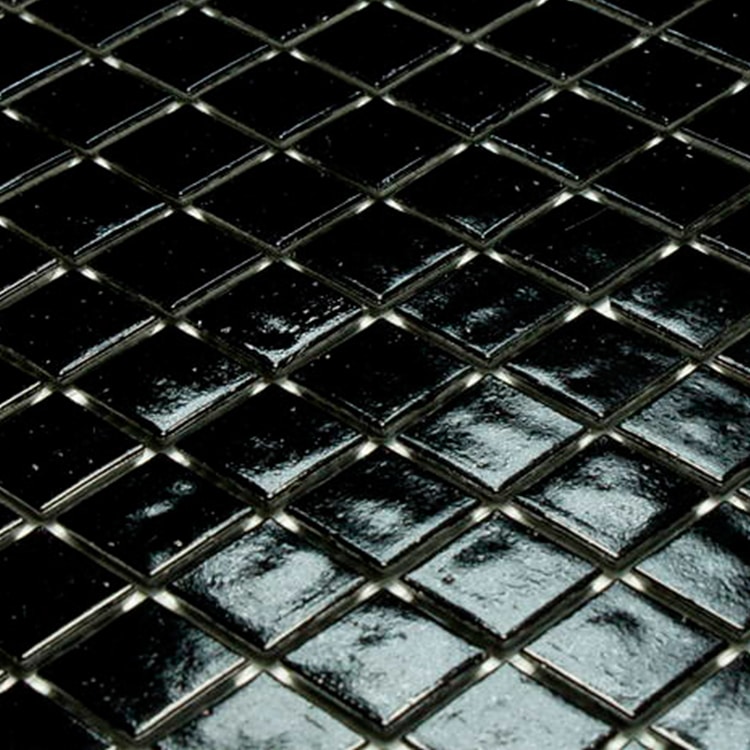 Glasmozaïek - Glas Zwart 20x20