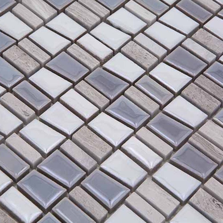 Natuursteenmozaïek - Multi Murini Soft White 30,8x30,8