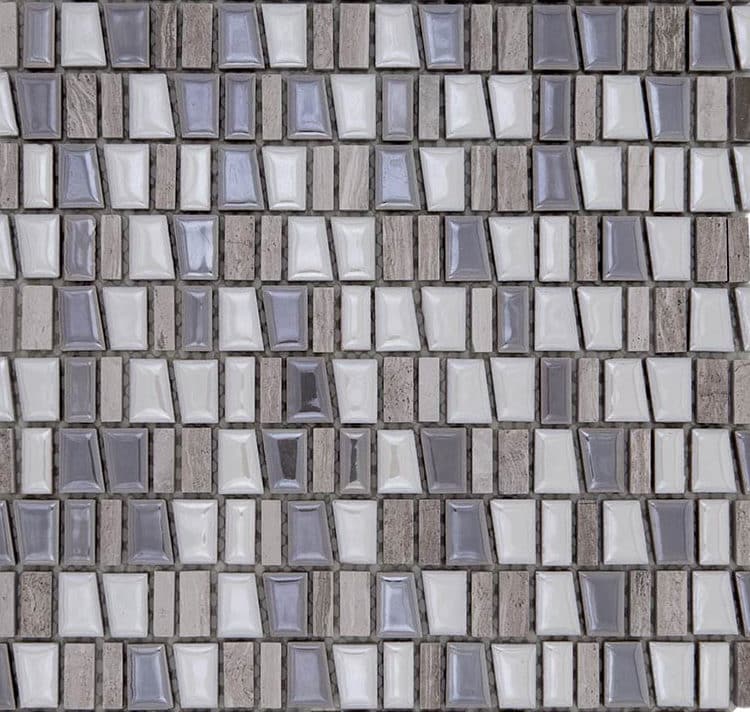 Natuursteenmozaïek - Multi Murini Soft White 30,8x30,8