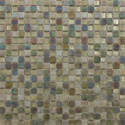 Glasmozaïek - Musk Beige Goud Parel Mix 15x15