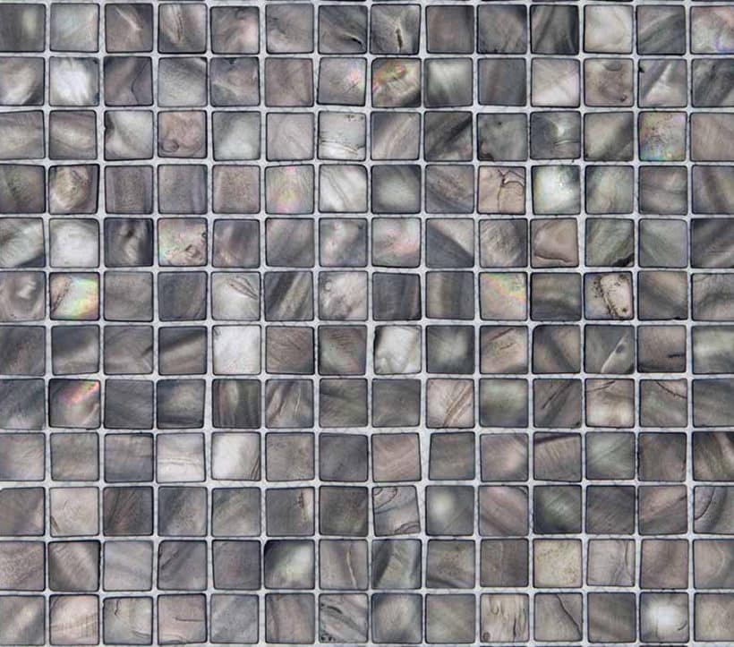 Parelmoer Mozaïek - Parel Donker 20x20 mm