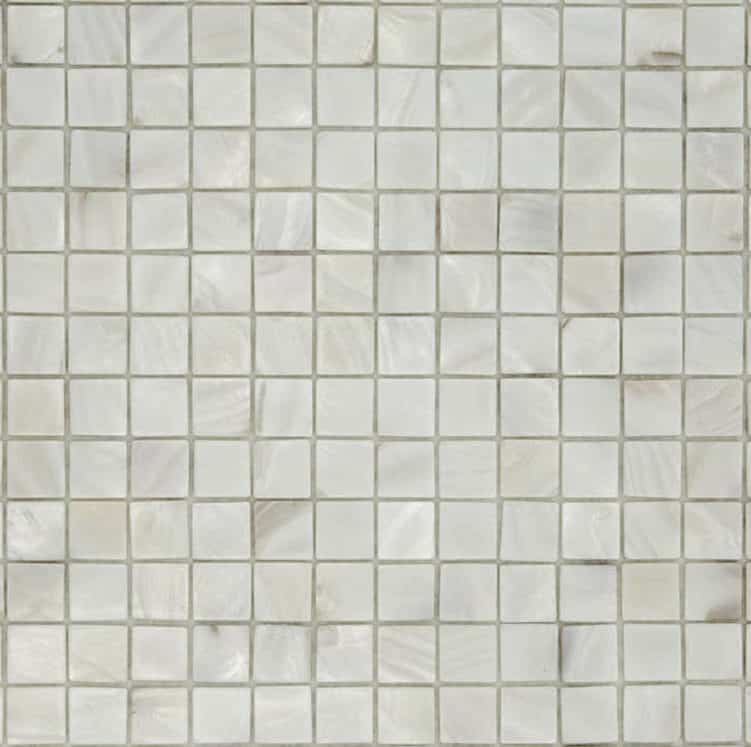 Parelmoer Mozaïek - Parel Wit 20x20 mm