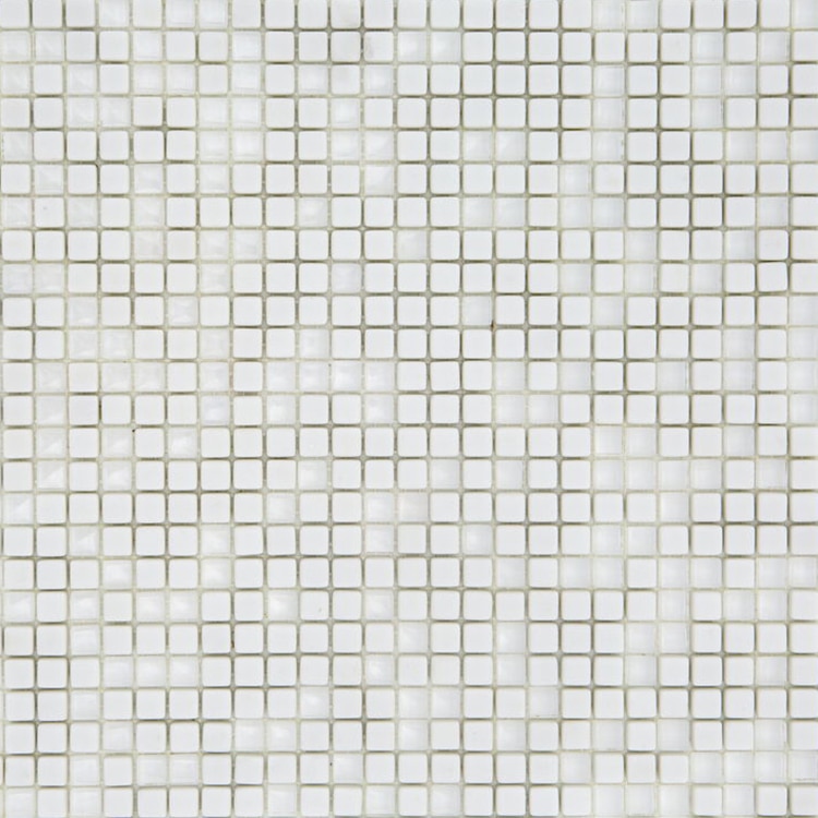 Glasmozaïek - Puur Wit Mix 10x10