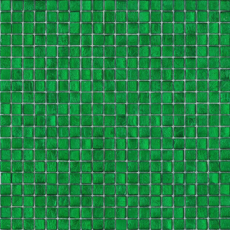 Glasmozaïek - Smaragd Groen 15x15
