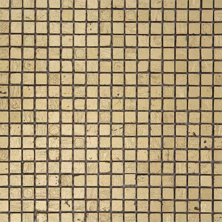 Natuursteenmozaïek - Goud Steen 15x15