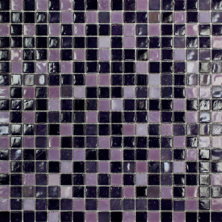 Glasmozaïek - Iridium Violet Mix 15x15