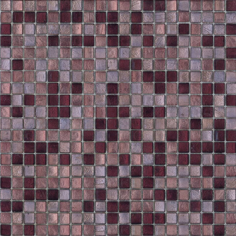 Glasmozaïek - Violux Paars Mix 32,7x32,7