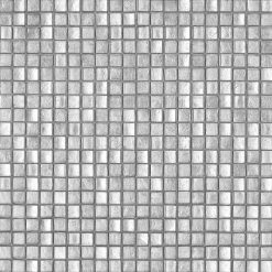 Glasmozaïek - Wit Goud 15x15