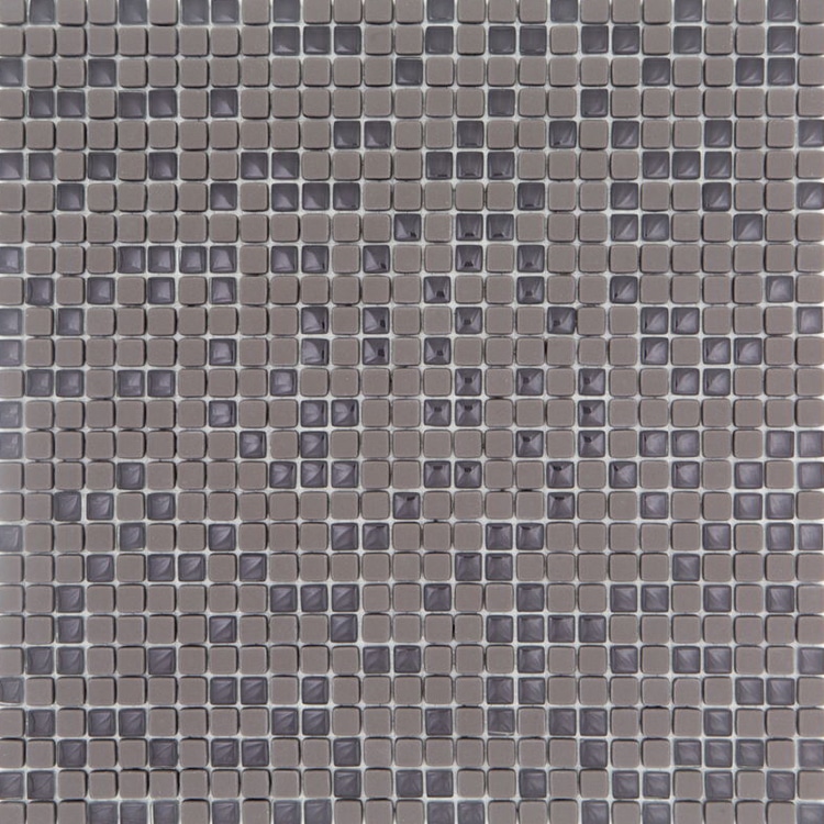Glasmozaïek - Saddle Grijs Mix 10x10