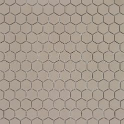 Glasmozaïek - Zeshoek Hexagon Taupe 23