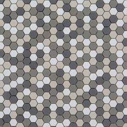 Glasmozaïek - Zeshoek Hexagon Tweed 15