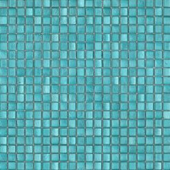 Glasmozaïek - Puur Turquoise 15x15