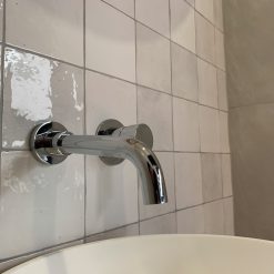 Handvorm Tegels 13,8x13,8 - Delight Pearl Wit Resultaat