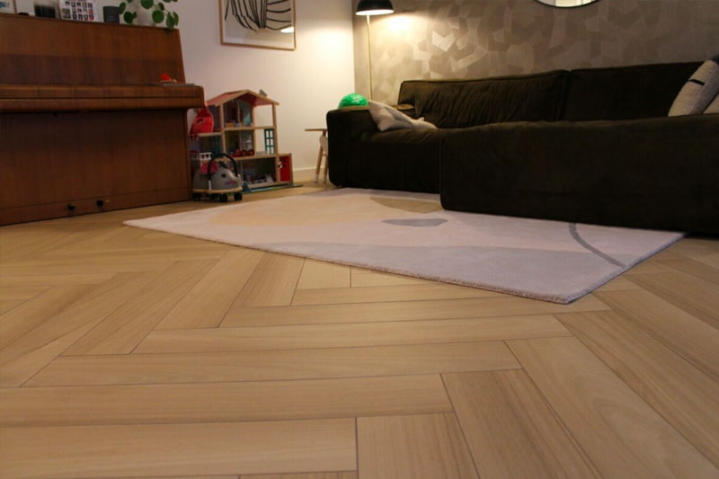 Woonkamer Vloertegels Showroom
