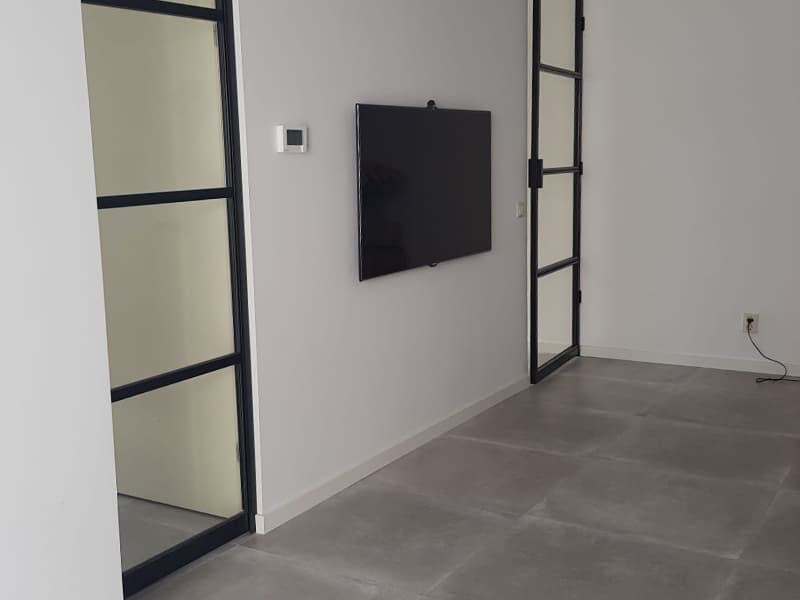 Betonlook woonkamer tegels