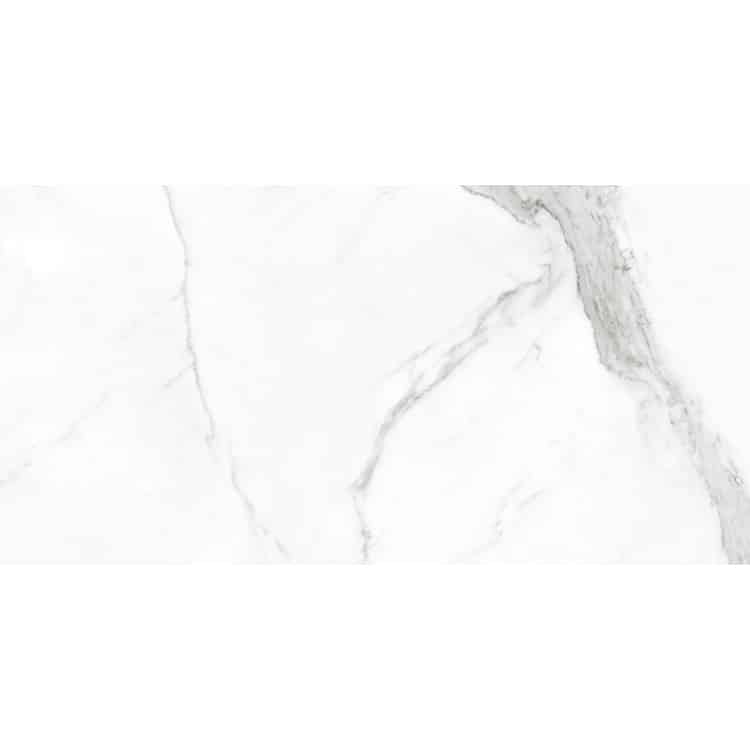 Marmerlook Tegels 120x60 - Wit Statuario Hoogglans