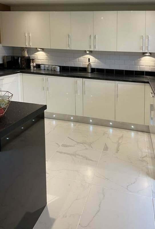 Keuken tegels marmerlook