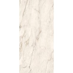 Marmerlook Tegel Slabs 260x120 - TR-CRE Marble Gebroken Wit Creme Hoogglans