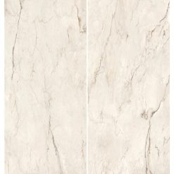 Marmerlook Tegel Slabs 260x120 - TR-CRE Marble Gebroken Wit Creme Hoogglans Variatie