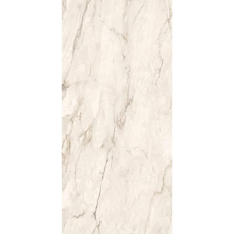 Marmerlook Tegel Slabs 260x120 - TR-CRE Marble Gebroken Wit Creme Hoogglans